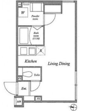 LEGALAND下北沢208の間取り