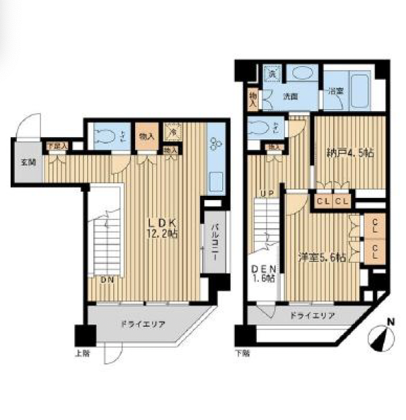 レジデンス三宿0101の間取り