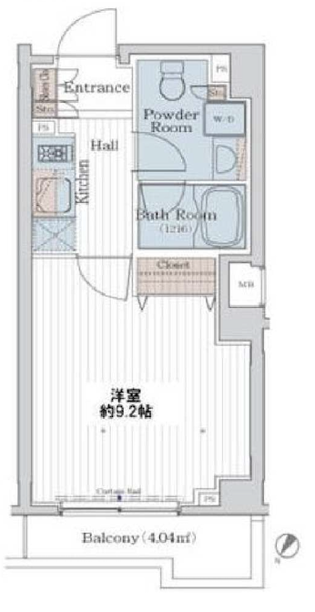 カスタリア三宿0313の間取り