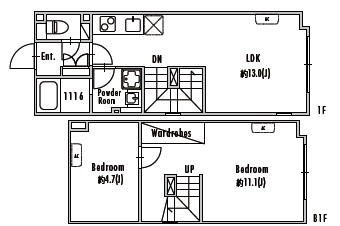 GRAN　PASEO下北沢Ⅱ101の間取り