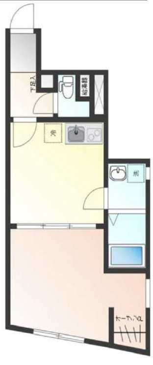 La Blancheur 桜新町(ラ・ブランシュール桜新町)203の間取り