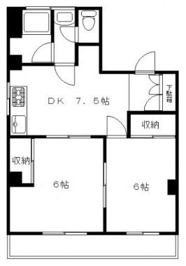 ハルナマンション32の間取り