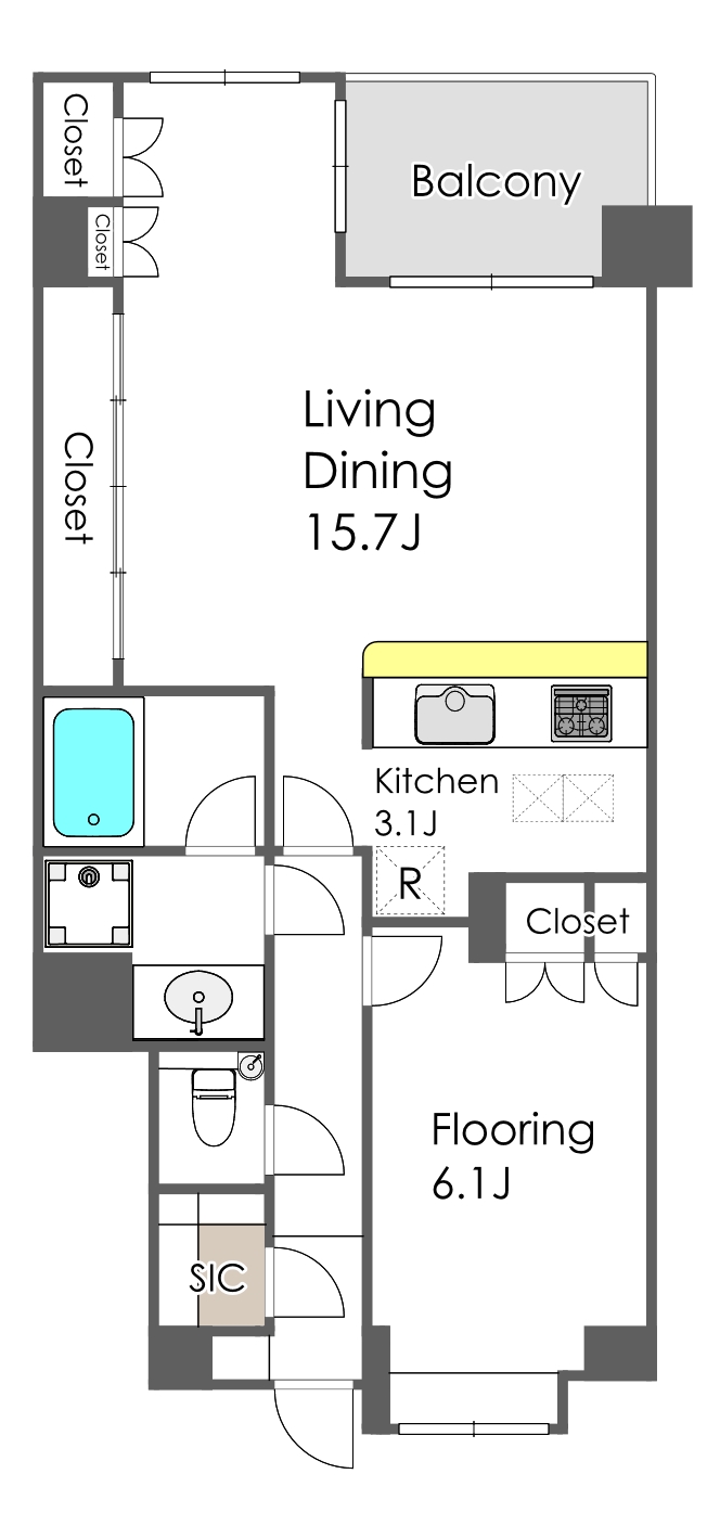 ルピナス目黒東山202の間取り