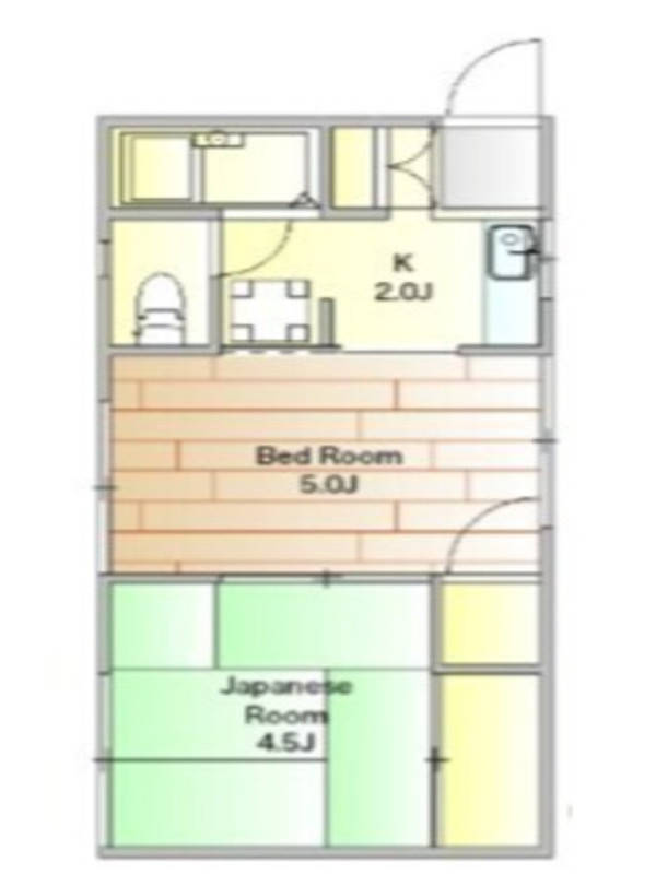 ハイツエス201の間取り