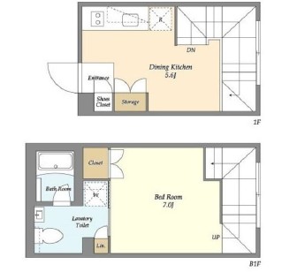 ガーデンレジデンス恵比寿107の間取り