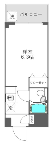 ま・めぞん305の間取り