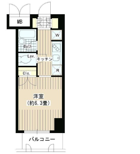 タキミハウス渋谷503の間取り