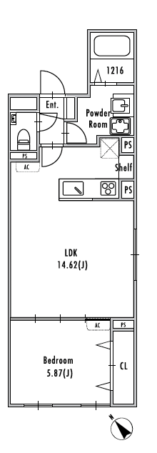 GRAN PASEO三宿Ⅱ402の間取り