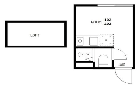 Decor Maison 中目黒(デコールメゾン中目黒)202の間取り