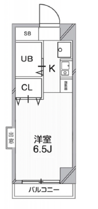 クリスタルグローブ502の間取り
