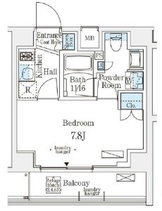 メゾン・クロイゾン604の間取り
