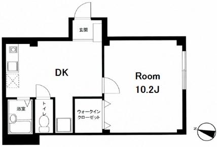 オーパス中目黒101の間取り