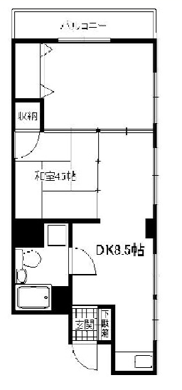 サンバレーハイツ205の間取り