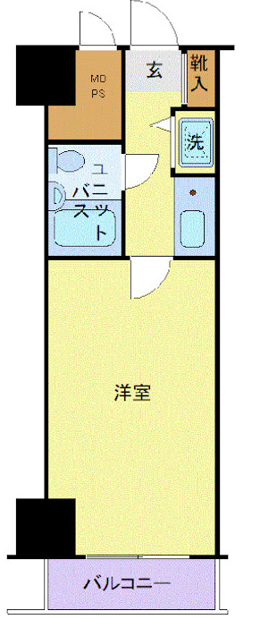 ルイシャトレ恵比寿505の間取り