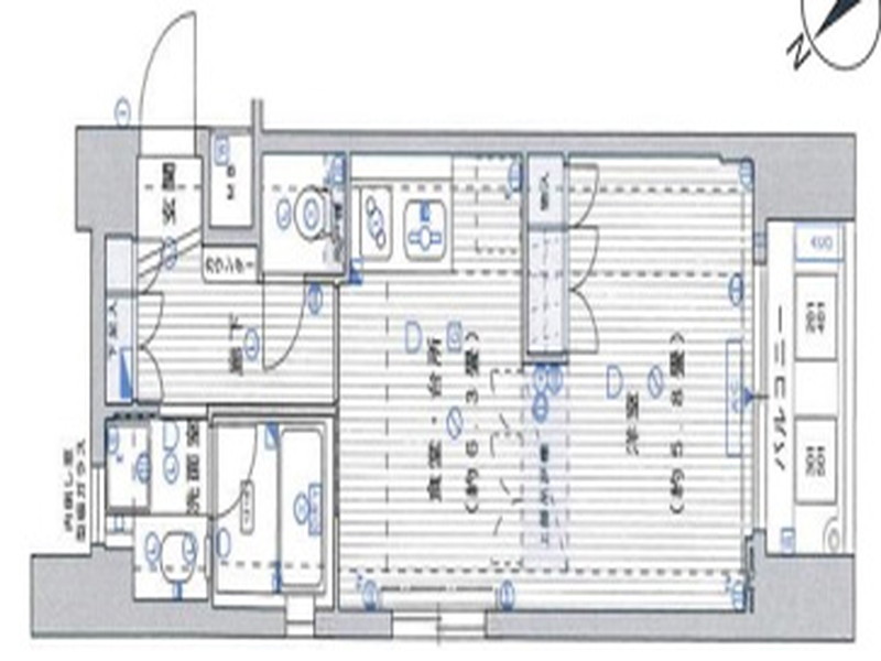 藤和シティスクエア渋谷401の間取り