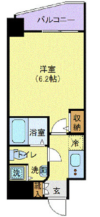 マリオン南青山1101の間取り