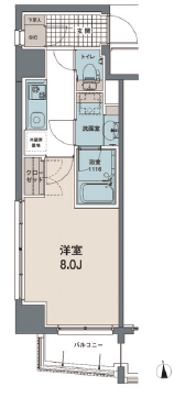 トワ・テ・メゾン201の間取り