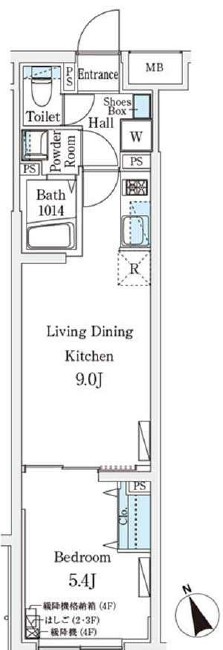 CREATIF駒澤大学前304の間取り
