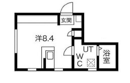 SAKURA AXIS 用賀(サクラ アクシス用賀)202の間取り