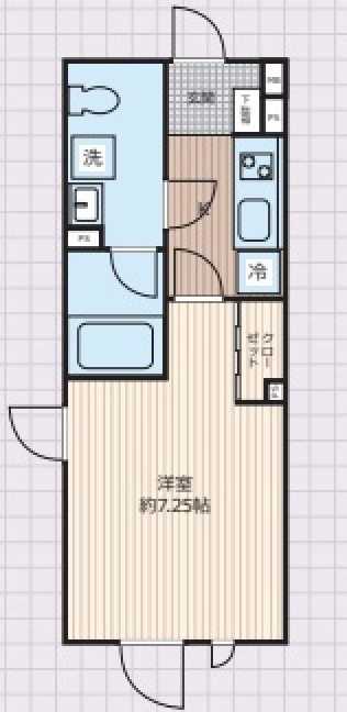 STRIPES用賀Ⅱ(ストライプス用賀Ⅱ)203の間取り
