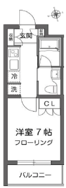 ガーデン用賀108の間取り