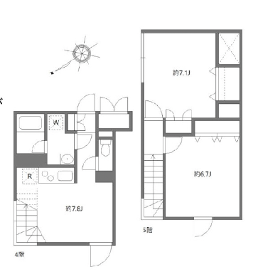 リーガランド恵比寿401の間取り