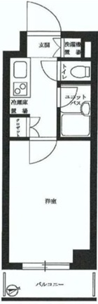 ルーブル渋谷松濤406の間取り