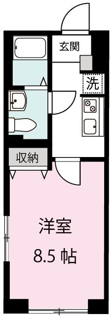 コンポジット三軒茶屋401の間取り