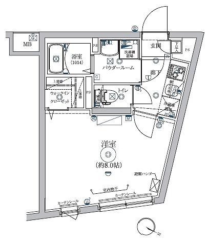 RELUXIA都立大学(リルシア都立大学)304の間取り