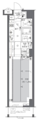 ZOOM渋谷神山町206の間取り