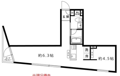 モンクレ桜新町302の間取り