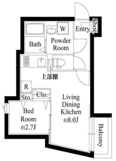 グランパセオ目黒洗足303の間取り