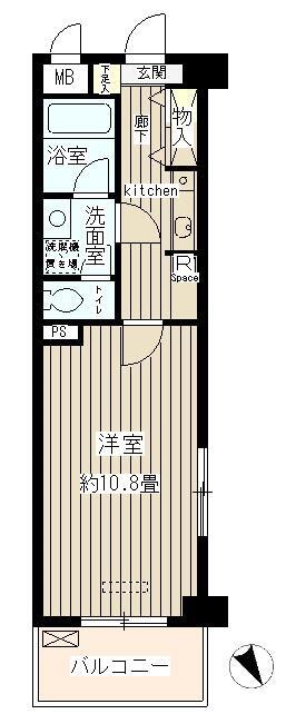 ルミエール祐天寺510の間取り
