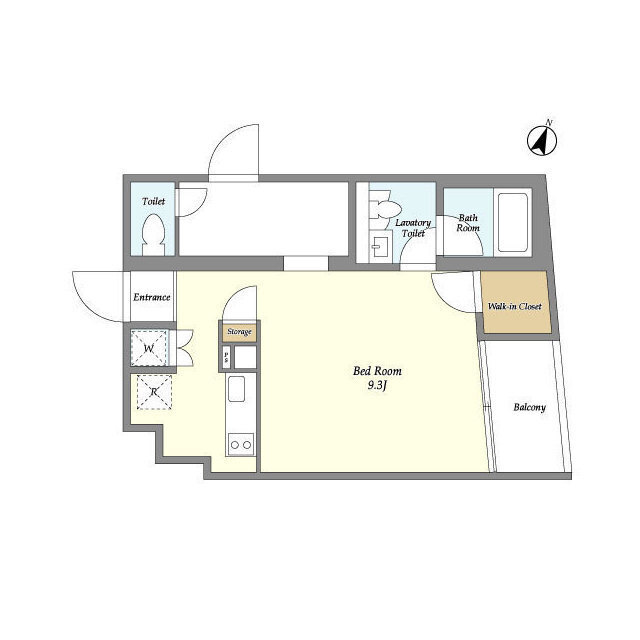 KDXレジデンス下馬302の間取り