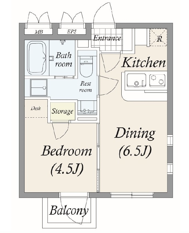 PASEO三軒茶屋Ⅱ(パセオ三軒茶屋Ⅱ)103の間取り