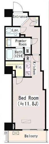 恵比寿ガーデンテラス弐番館804の間取り