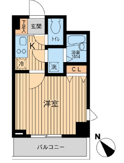 アーデン駒沢大学1202の間取り