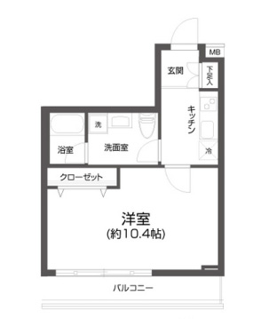 PASEO中目黒202の間取り