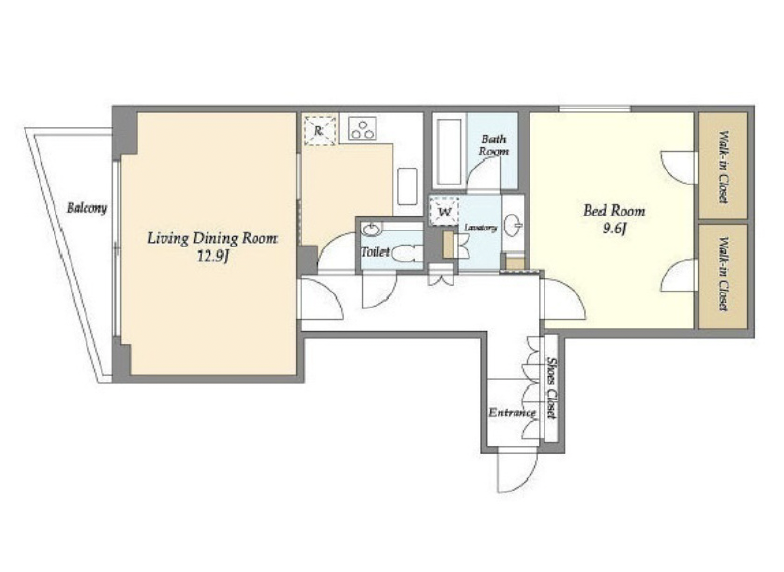 KWレジデンス桜新町101の間取り