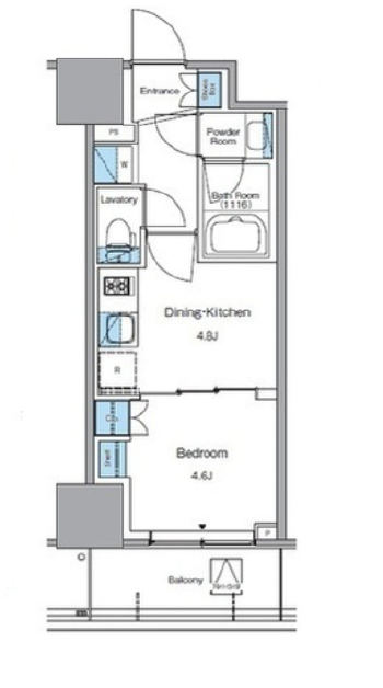ルフォンプログレ渋谷ヒルトップ1009の間取り
