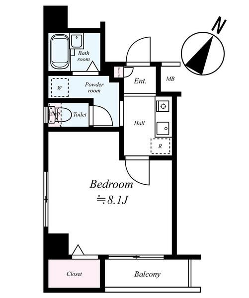 プレール・ドゥーク用賀101の間取り