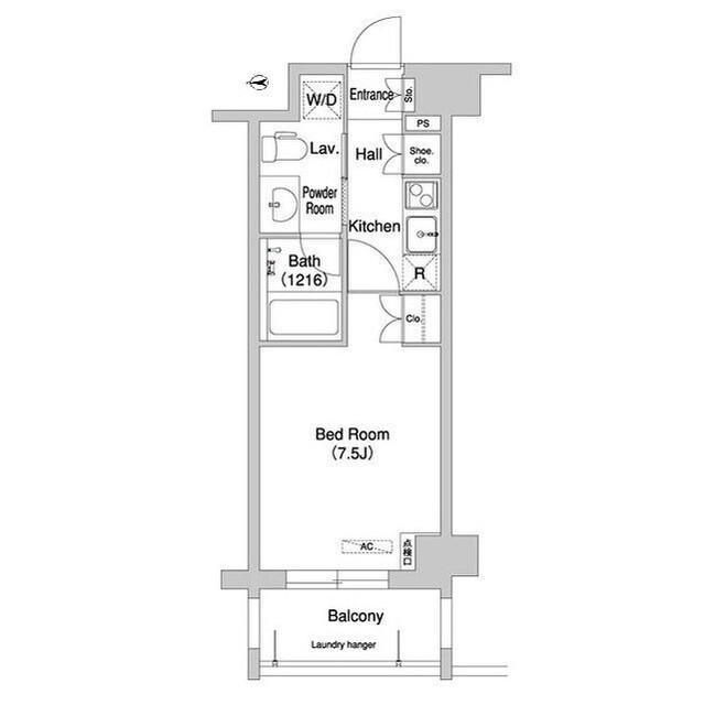 コンフォリア下北沢504の間取り