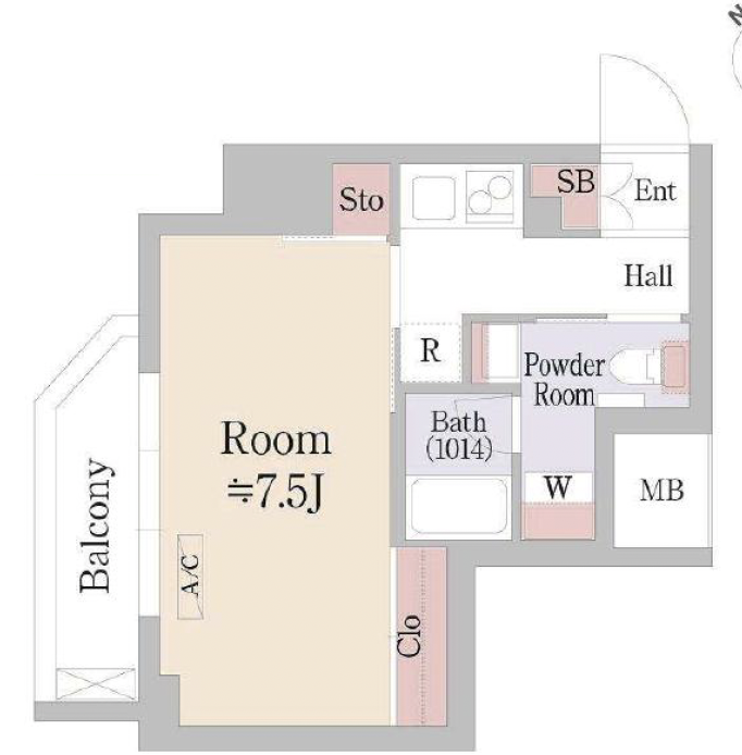 アーバンプレミア池尻大橋506の間取り