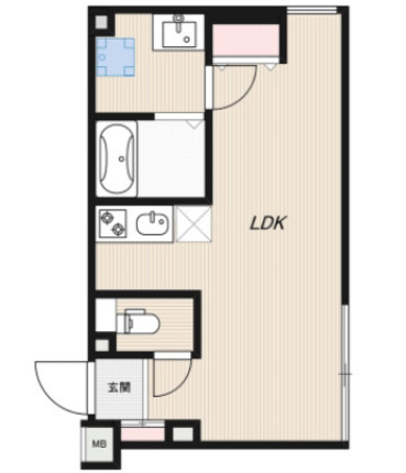 LEGALAND下北沢307の間取り