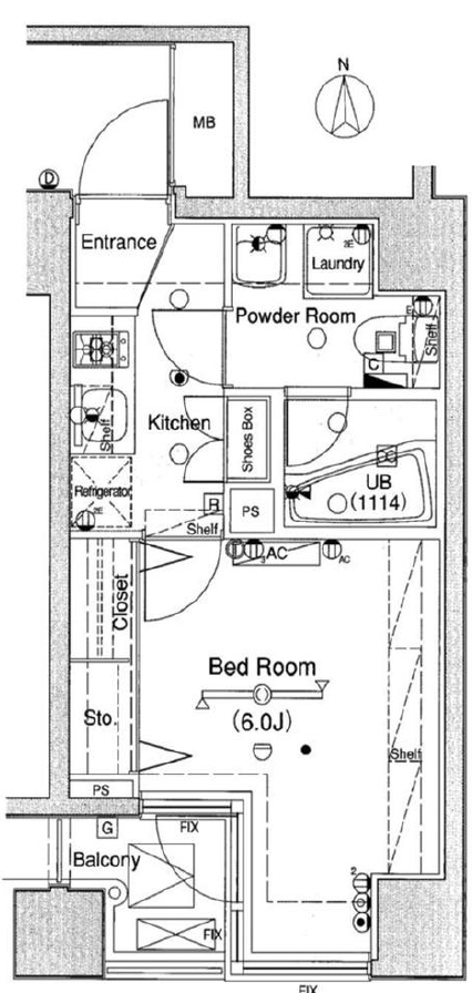 ブライズ三軒茶屋202の間取り