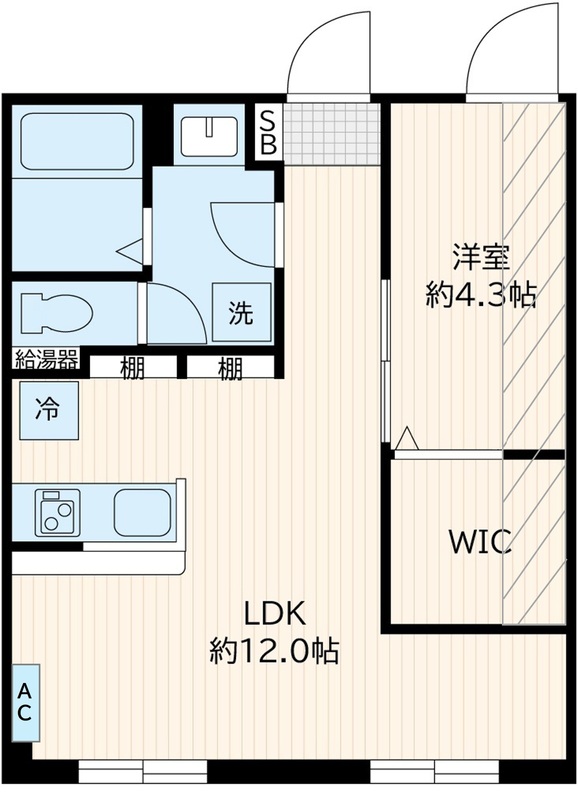 Aglaia目黒中央（アグライア目黒中央）401の間取り