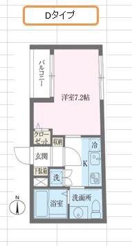 アルティザ池尻201の間取り