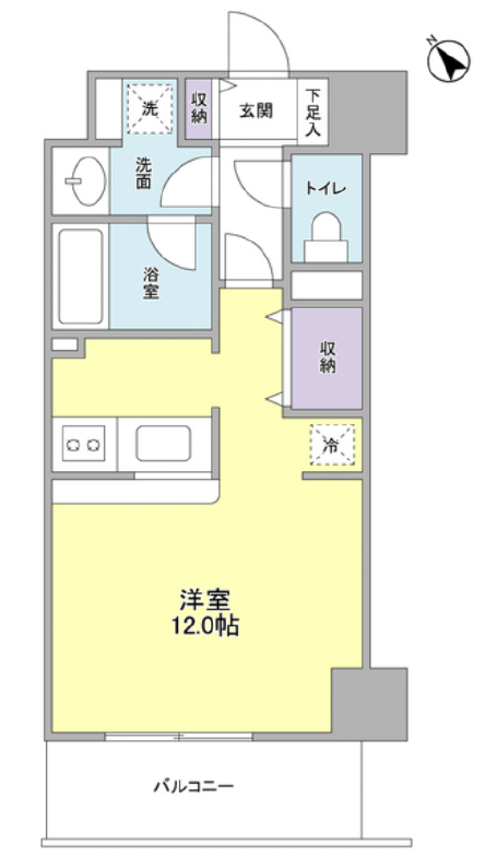 TKフラッツ渋谷902の間取り
