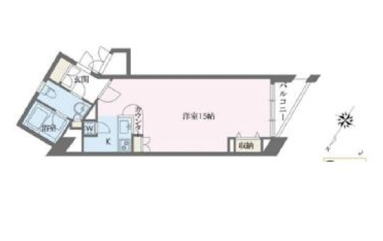 ドゥーエ学芸大学806の間取り
