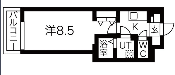 ルネサンスコート祐天寺305の間取り